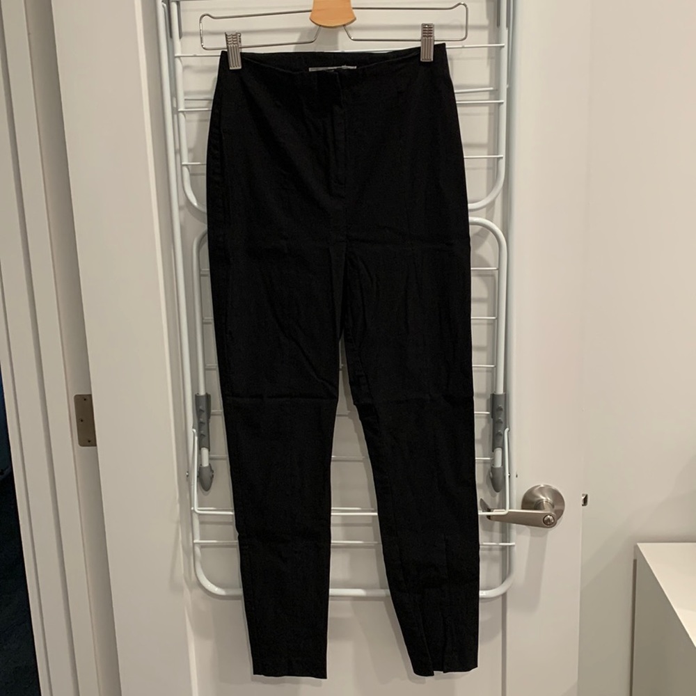 ASOS DESIGN Skinny High Waist Pants Black Size 4 Business Casual Trousers - Picture 2 of 6